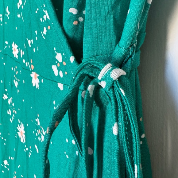 NWT Marks & Spencer Jersey Floral Knee Length Wrap Dress Size Small - Picture 7 of 10